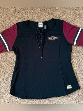 NWOT Women's Harley Davidson 3/4 Sleeve Top, 2XL